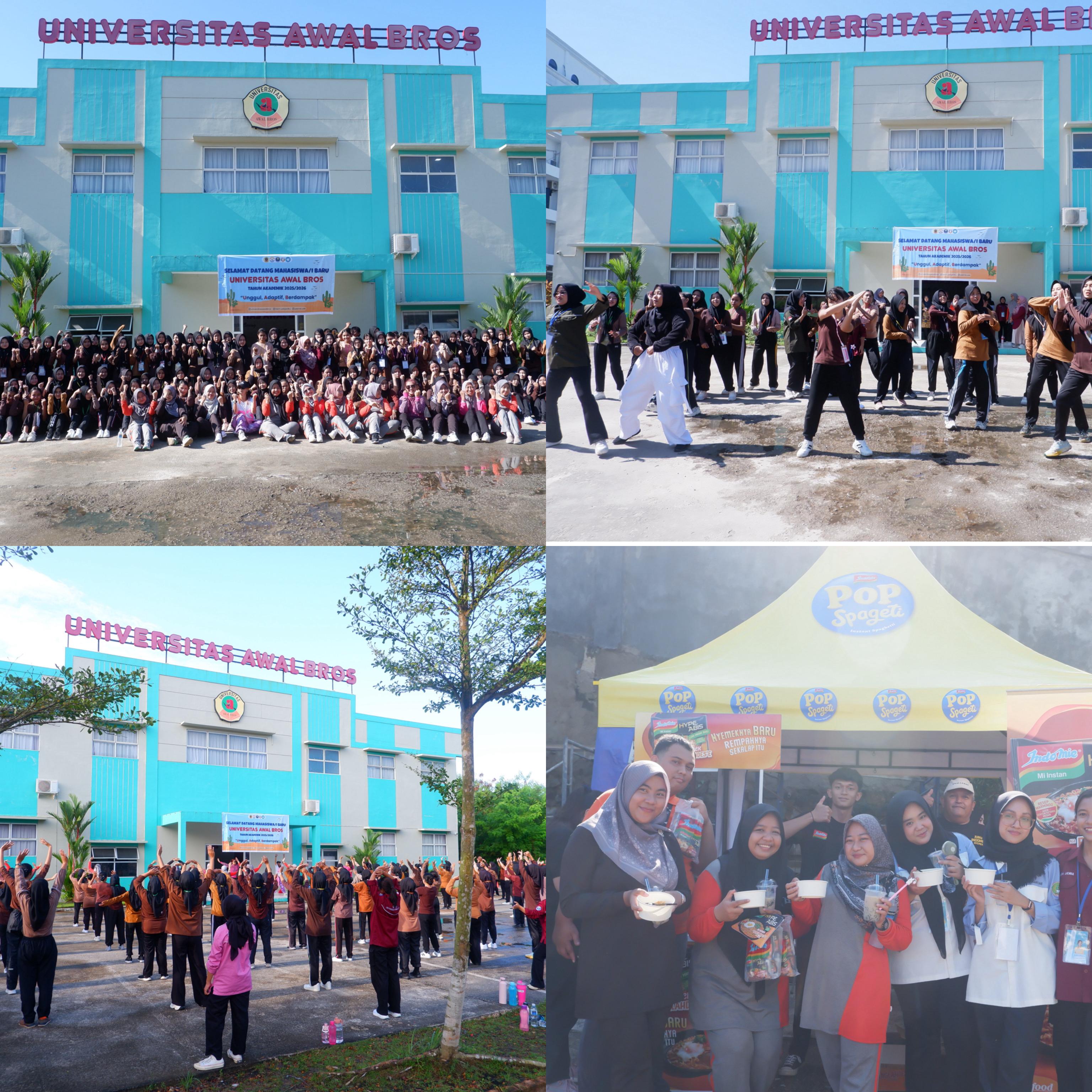 KEGIATAN PENGENALAN KEHIDUPAN KAMPUS MAHASISWA/I BARU (PKKMB) HARI KETIGA KAMPUS (PSDKU) UNIVERSITAS AWAL BROS TAHUN 2025