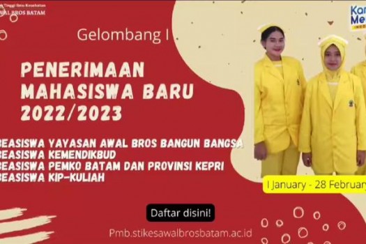 PENERIMAAN MAHASISWA 2022/2023 GELOMBANG I MASIH DIBUKA 