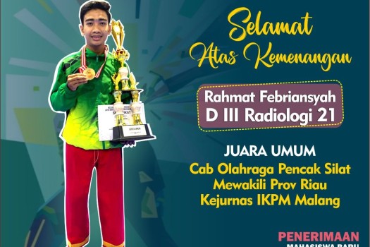 MAHASISWA D III RADIOLOGI UNIVERSITAS AWAL BROS JUARA III PENCAK SILAT MEWAKILI PROV. KEPRI DI KEJURNAS IKPM MALANG