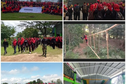 PKKMB DAY 3 : MAHASISWA BARU UNIVERSITAS AWAL BROS BERSAMA RAIDER YONIF 136 TUAH SAKTI BATAM