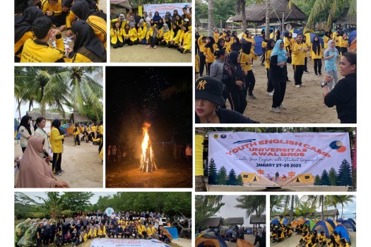 KEGIATAN YOUTH ENGLISH CAMP UNIVERSITAS AWAL BROS (PSDKU) YANG DISELENGGARAKAN OLEH BADAN EKSEKUTIF MAHASISWA (BEM)