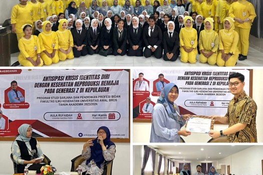 SEMINAR KEBIDANAN “ANTISIPASI KRISIS IDENTITAS DIRI DENGAN KESEHATAN REPRODUKSI REMAJA PADA GENERASI Z DI KEPULAUAN” UNIVERSITAS AWAL BROS 